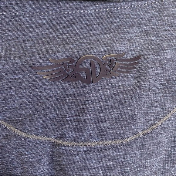 Straight Down Women’s Blue Full Zip Jacket Athletic Warm Up Layering Top Medium - Picture 4 of 7